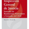 Inspección General De Justicia. Sumario De Resol. 2020
