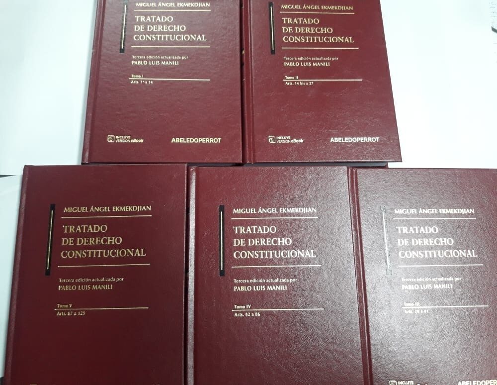 Tratado De Derecho Constitucional 5 Tomos