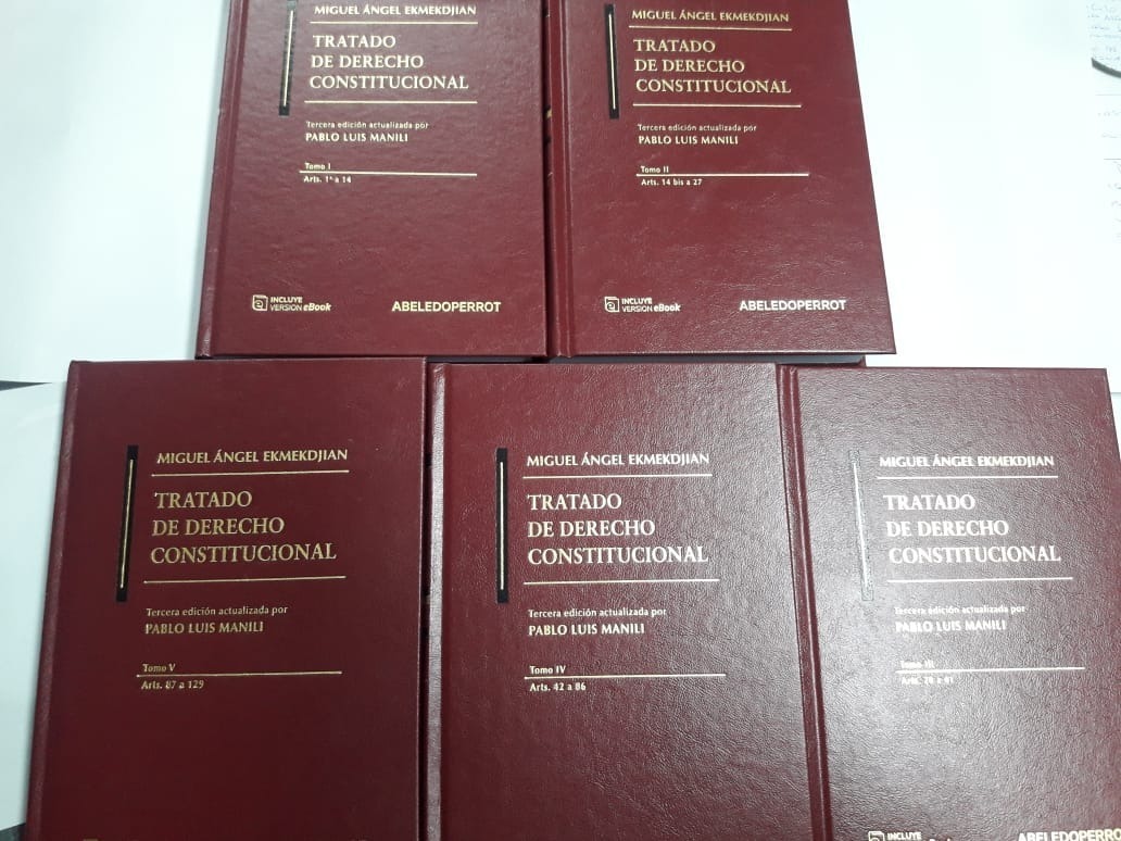 Tratado De Derecho Constitucional 5 Tomos