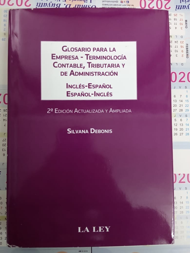 Glosario Para La Empresa -terminologia Contable, Tributaria