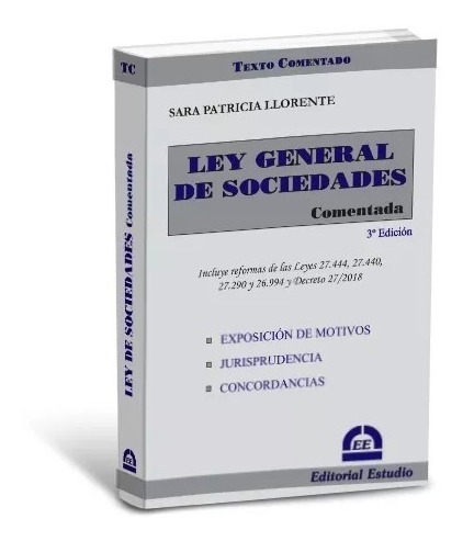 Ley General De Sociedades Comentada Ultima Edicion