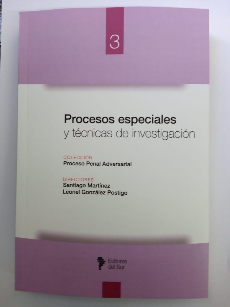 Procesos Especiales Y Tecnicas De Investigacion