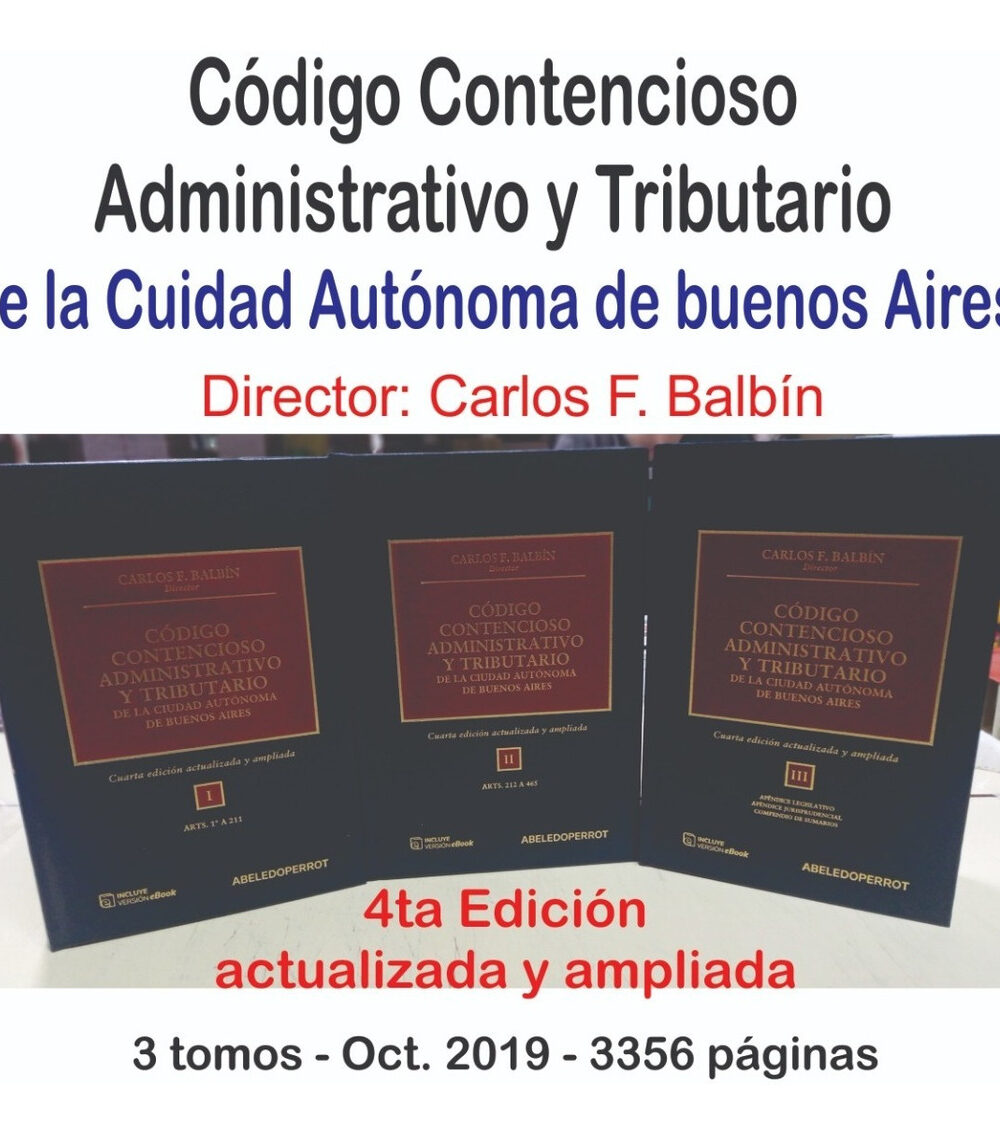 Código Contencioso Administrativo Y Tributario De Caba