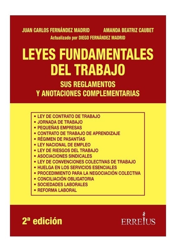 Leyes Fundamentales Del Trabajo 2º Edicion