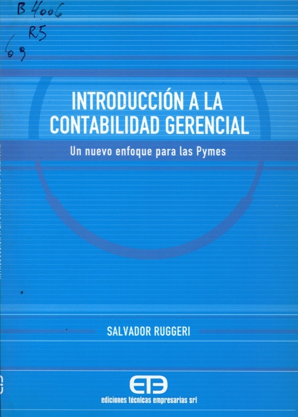 Introduccion A La Contabilidad Gerencial