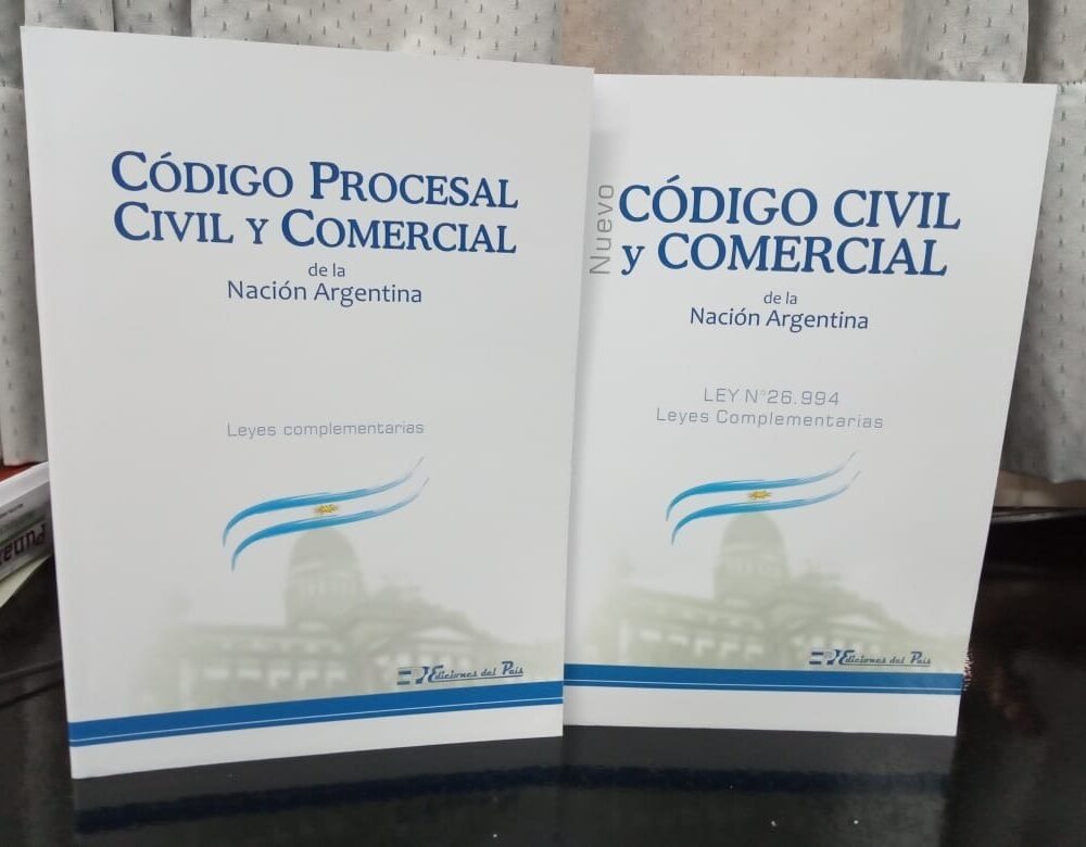 Combo Codigo Civil + Procesal Civil Nacion Tamaño Grande