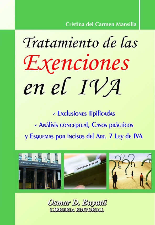 Tratamiento De Las Exenciones En El Iva Mansilla Cristina