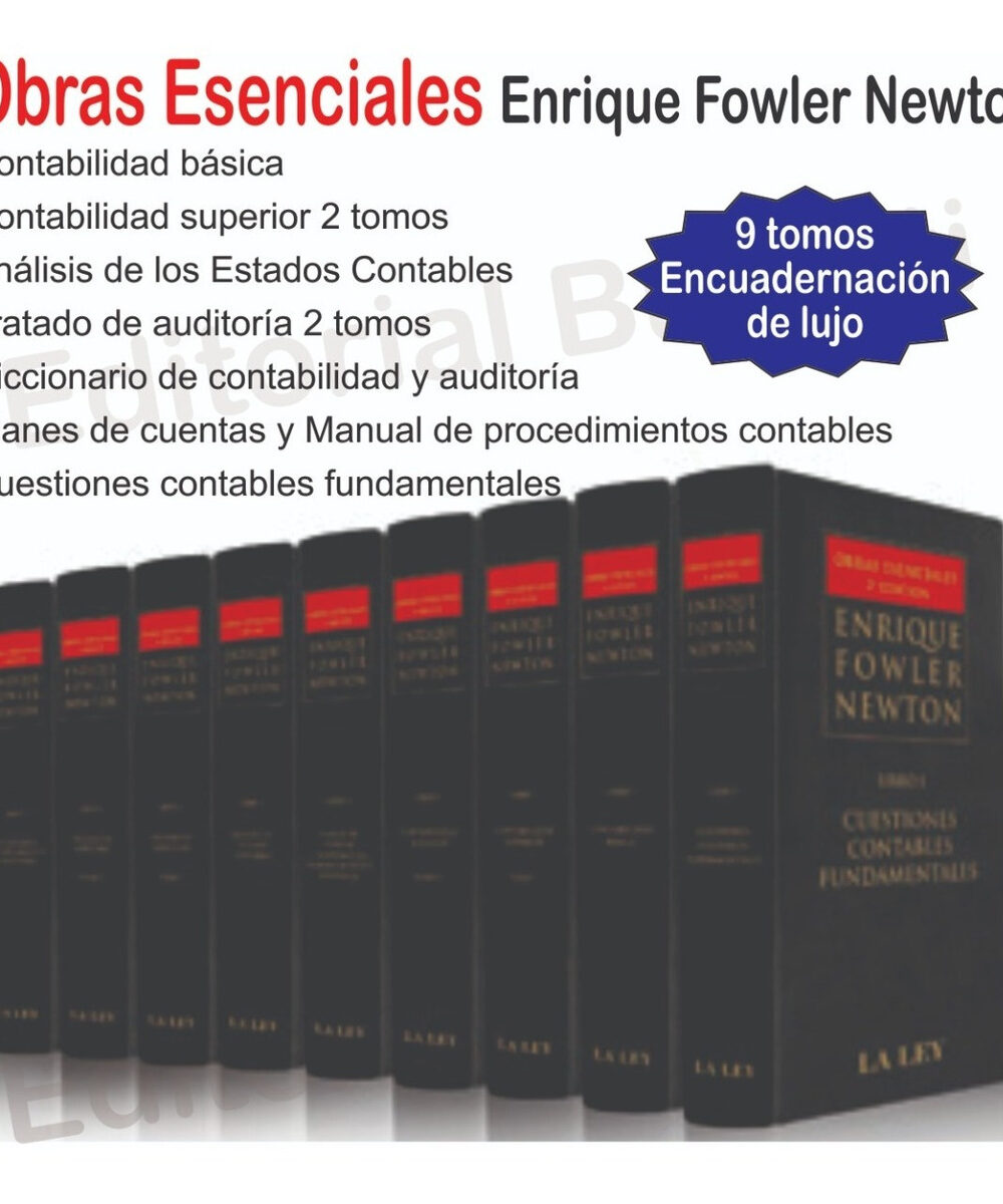 Coleccion De Contabilidad Y Auditoría Fowler Newton 9 Tomos