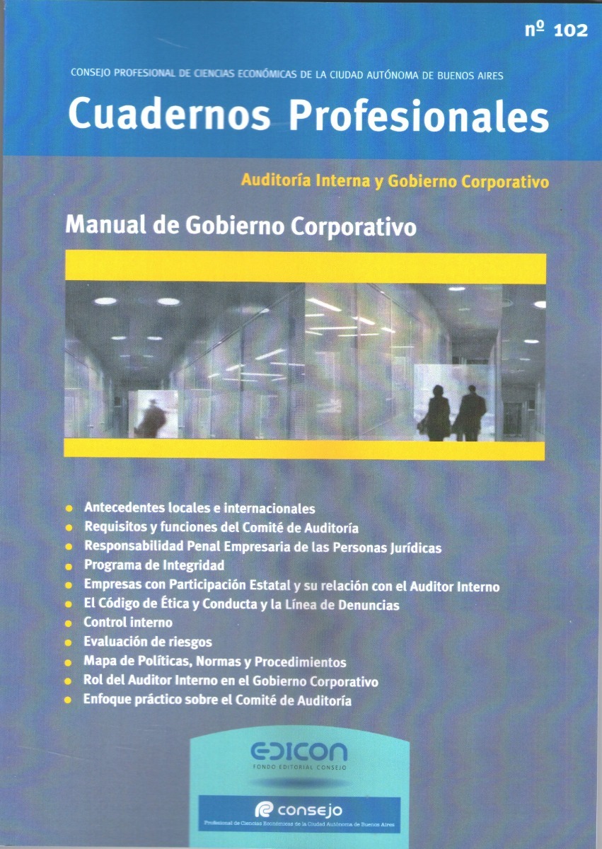 Cuadernos Profesionales Nº 102 Manual De Gobierno Corporativ