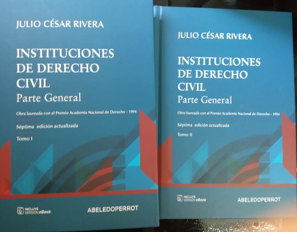 Instituciones De Derecho Civil Parte General 2 Tomos Rivera