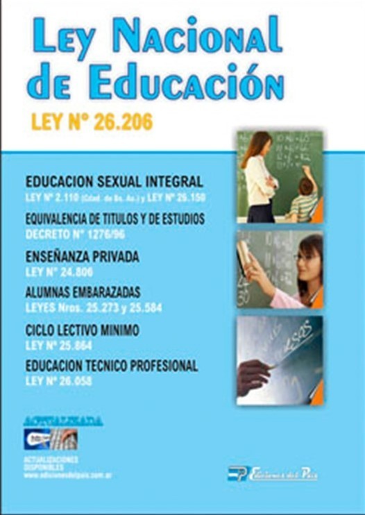 Ley Nacional De Educacion Ley N° 26206
