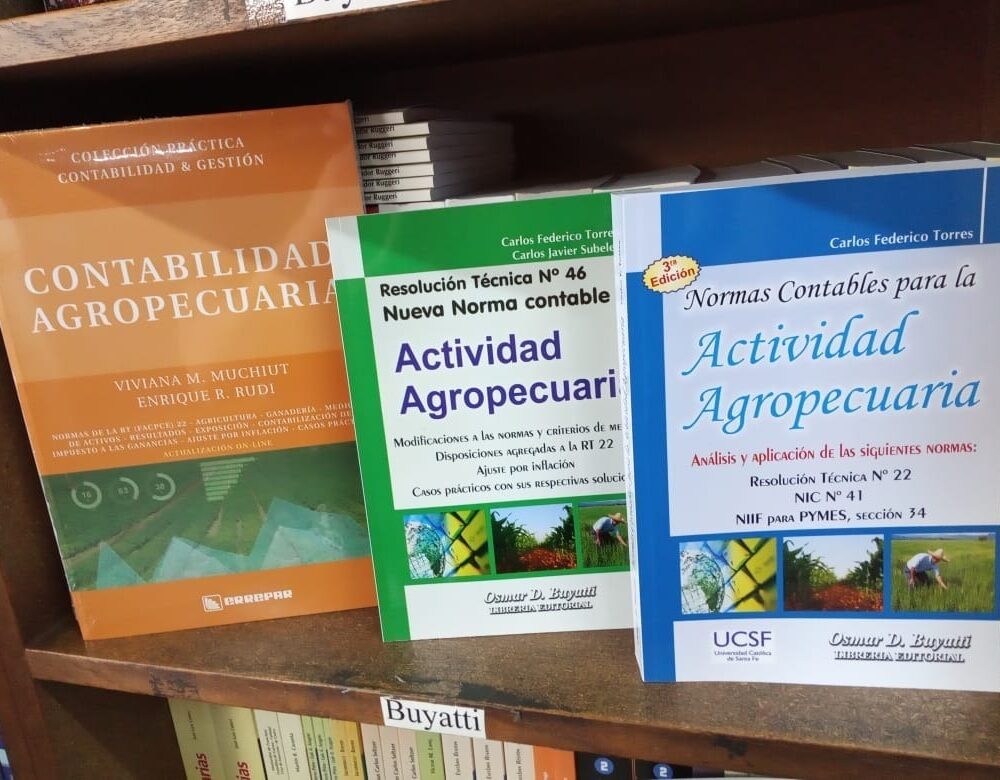 Combo Contabilidad Agropecuaria + Actividad + Normas Contabl