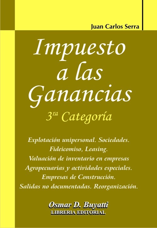 Impuesto A Las Ganancias 3°categoria Serra