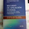 Recurso De Apelacion Federal
