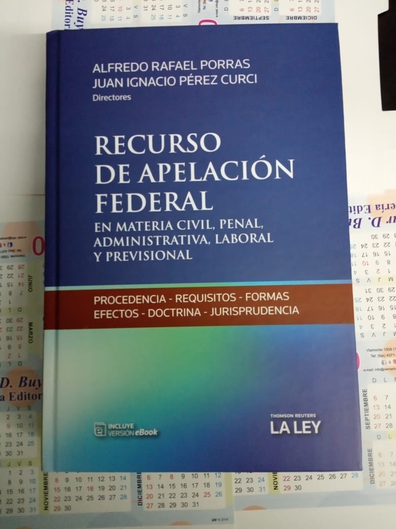 Recurso De Apelacion Federal