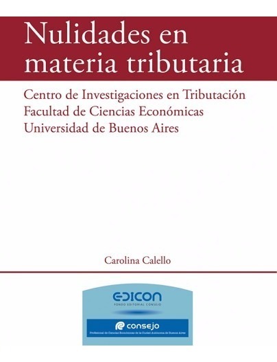 Nulidades En Materia Tributaria Calello Carolina
