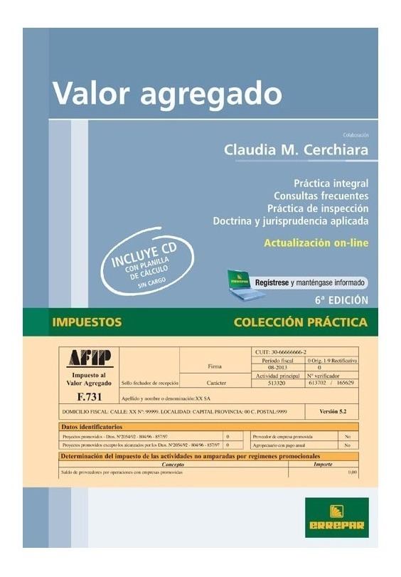 Valor Agregado 6° Ed. Colección Práctica Cerchiara Errepar