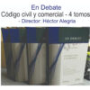 En Debate Código Civil Y Comercial 4 Tomos Héctor Alegria