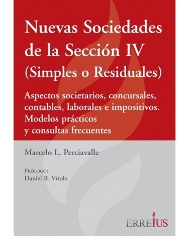 Nuevas Sociedades De La Sección Iv Simples O Residuales