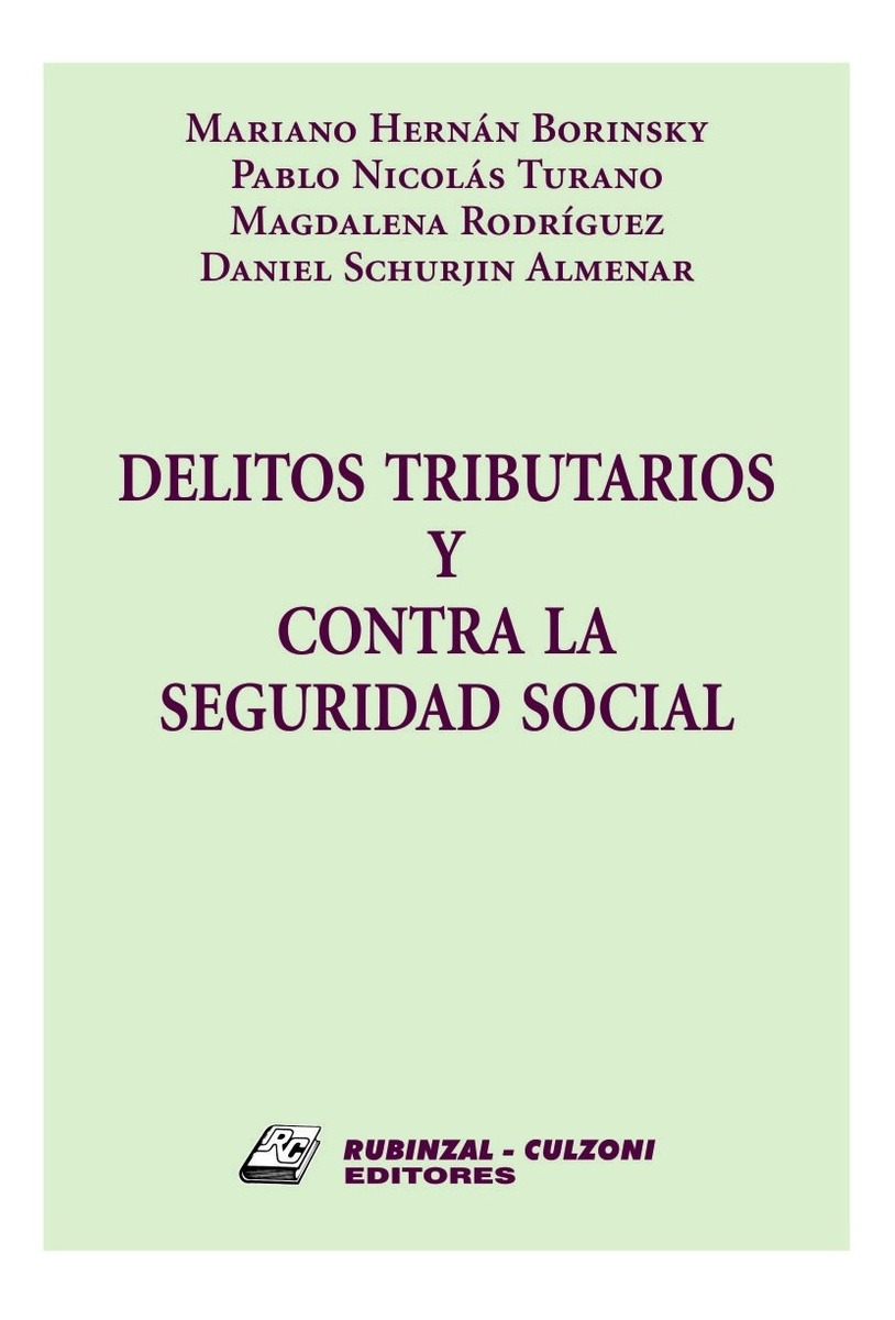 Delitos Tributarios Y Contra La Seguridad Social