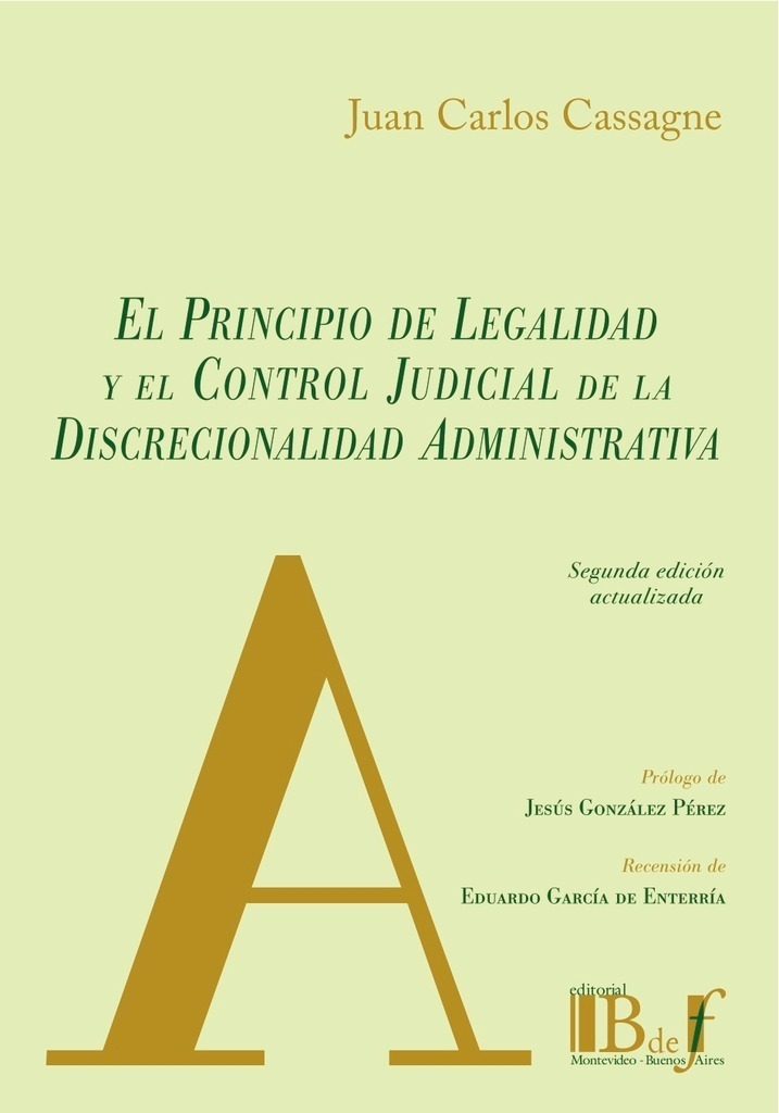 El Principio De Lega Y El Control Jud De La Discre Admin
