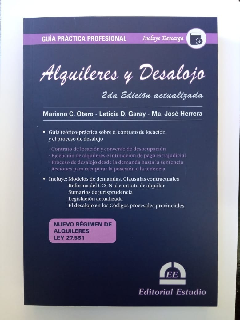 Guia Practica Profesional Alquileres Y Desalojo Ultima Edici