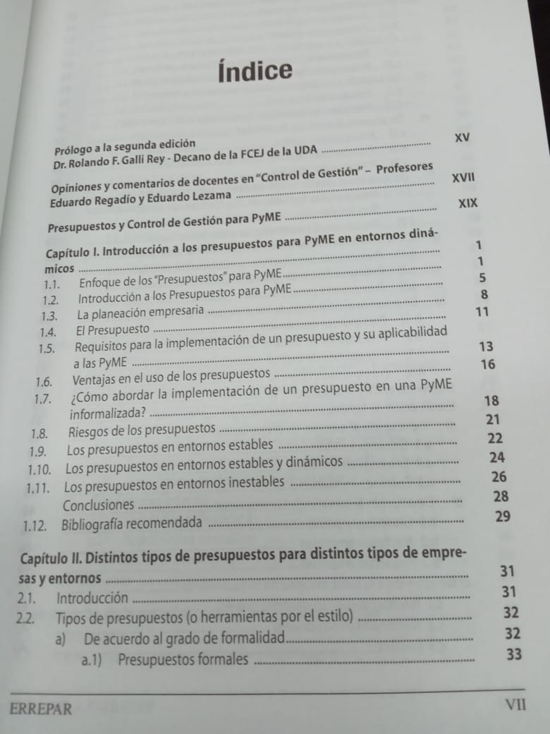 Presupuestos Y Control De Gestión Para Pyme 2°ed Billine A. - Imagen 7