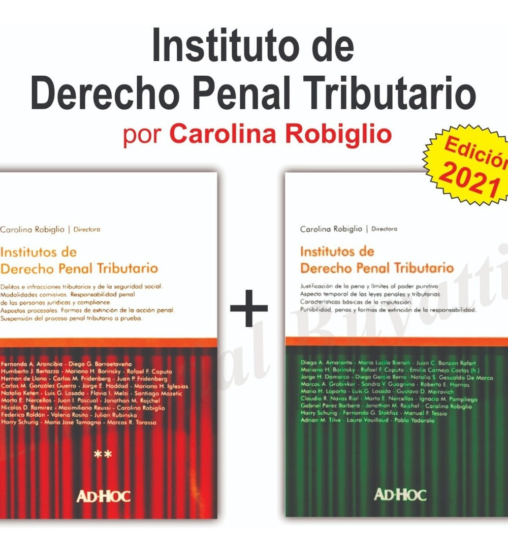 Institutos De Derecho Penal Tributario. 2 Tomos