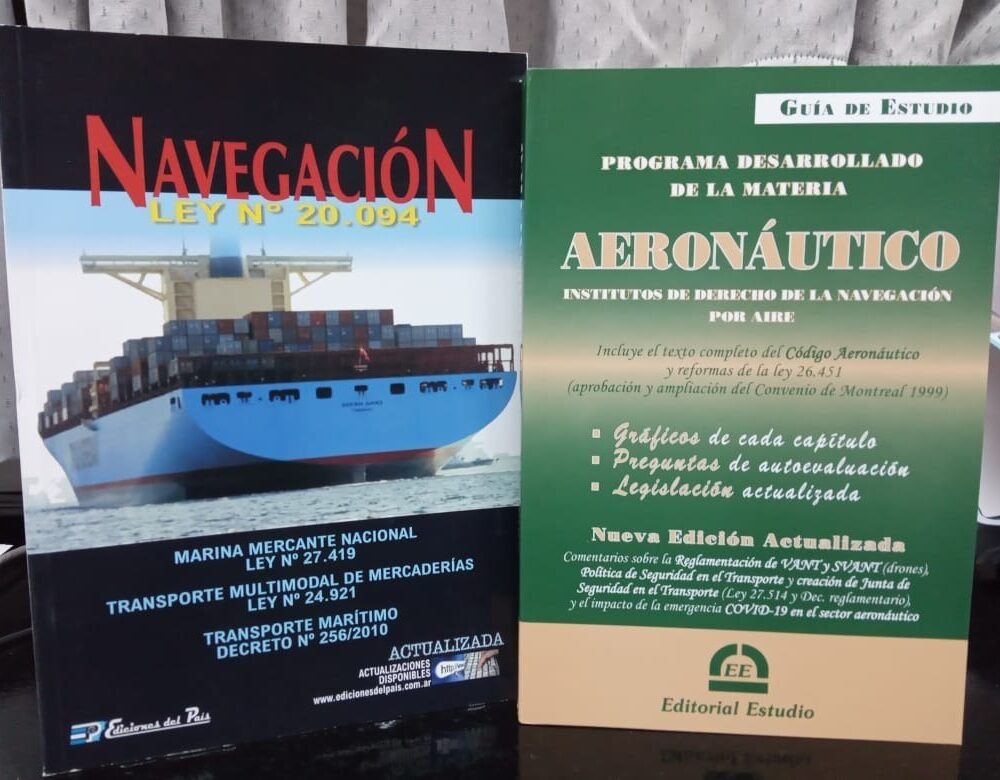 Combo Guia De Estudio Aeronautico + Ley De Navegacion