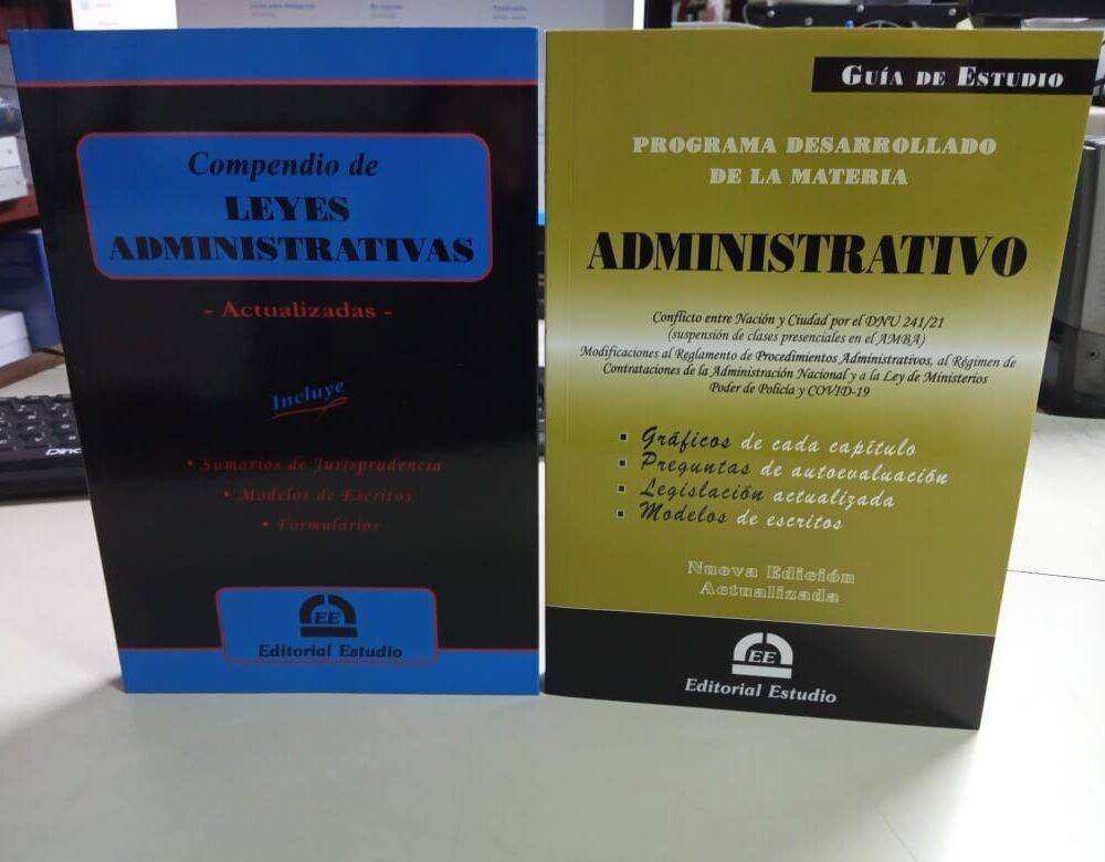 Combo Guia De Estudio Administrativo + Leyes Administrativas
