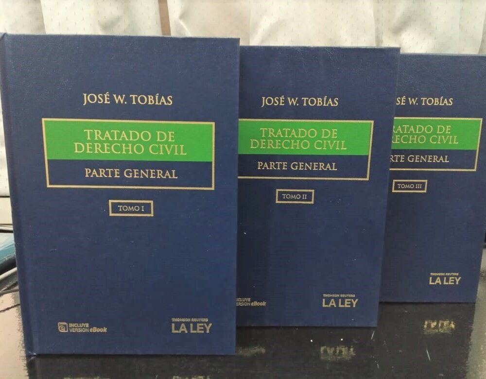 Tratado De Derecho Civil Parte General 3 Tomos Jose Tobias