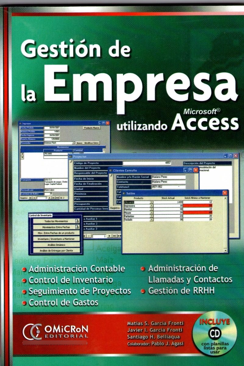 Gestión De La Empresa Utilizando Access Microsoft