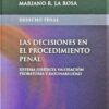 Las Decisiones En El Procedimiento Penal - La Rosa
