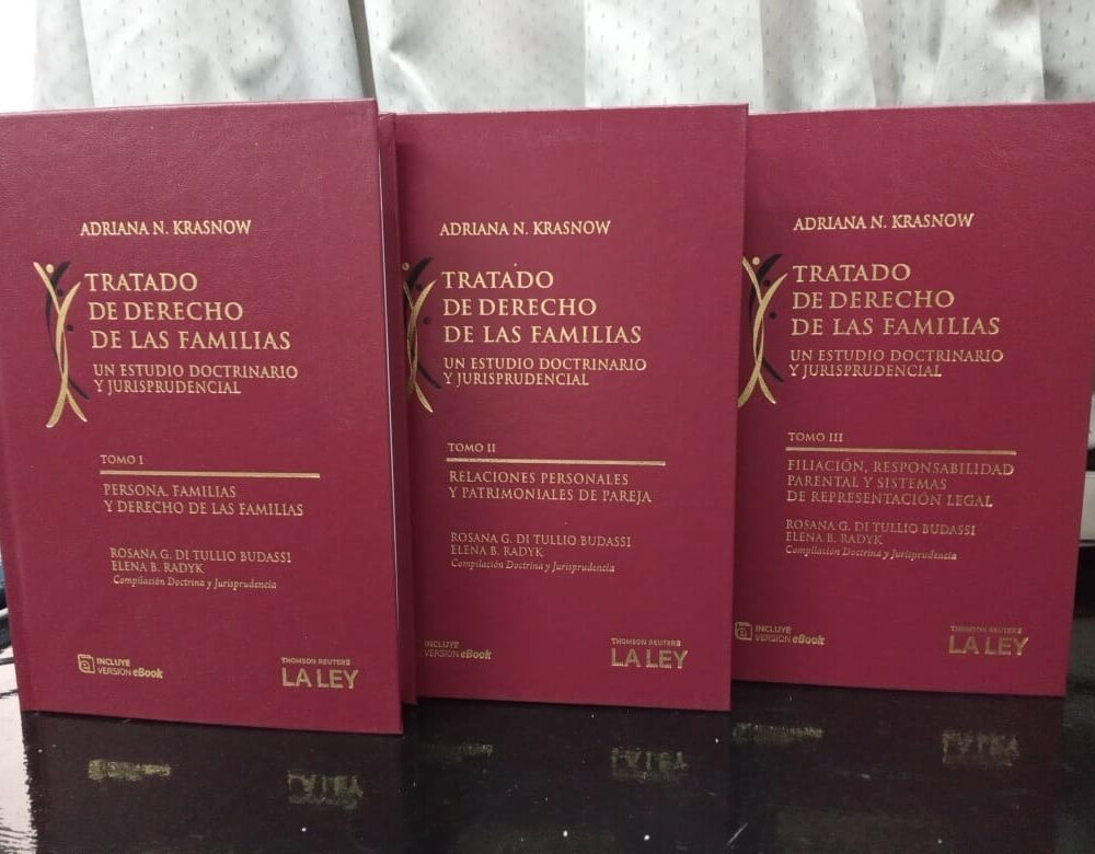 Tratado De Derecho De Las Familias 3 Tomos A. Krasnow