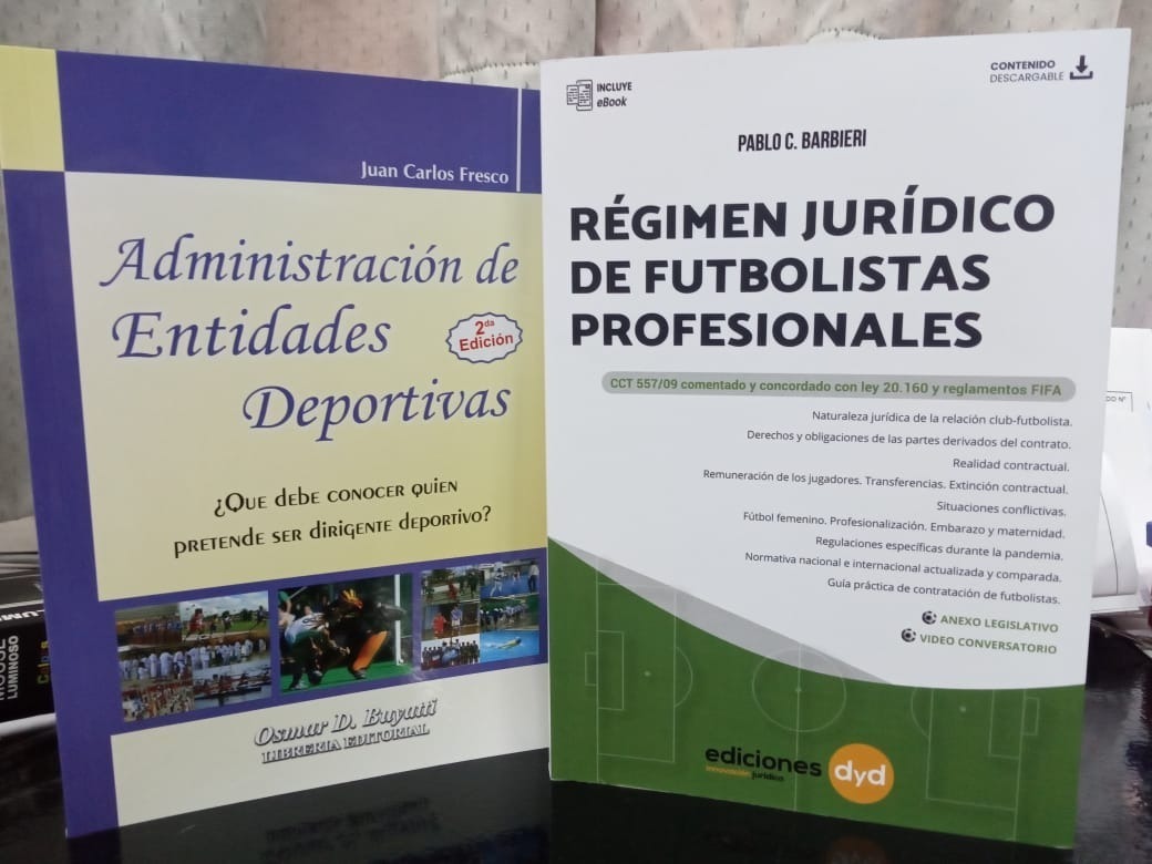 Combo Regimen Juridico De Futbolistas + Administracion Depor