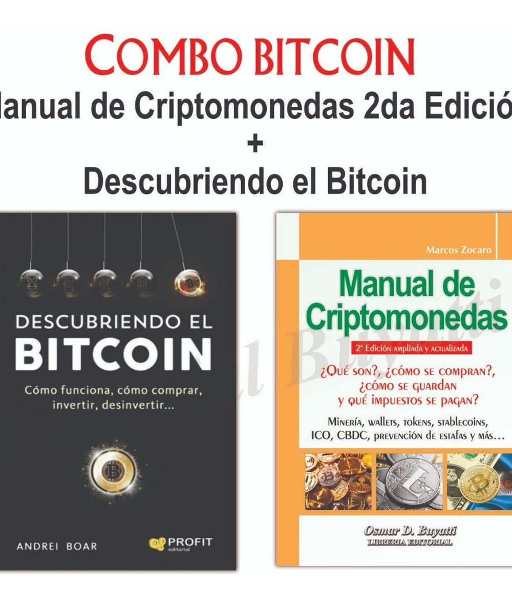 Combo Descubriendo El Bitcoin + Manual De Criptomonedas