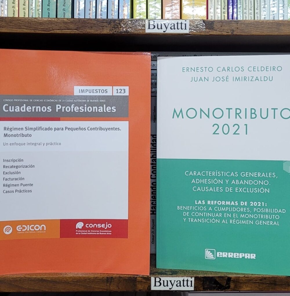 Combo Monotributo + Cuaderno Prof. 123 De Monotributo