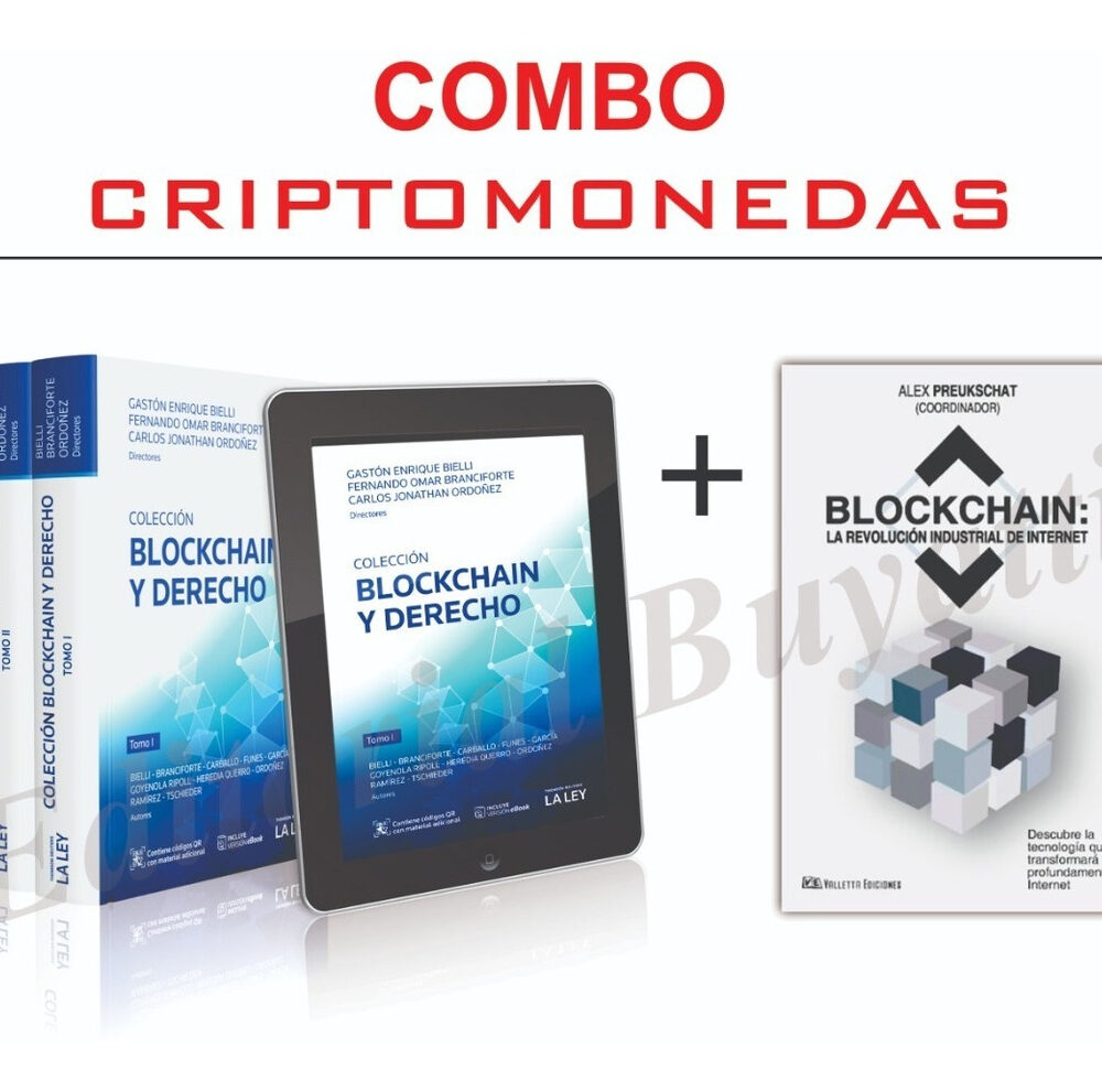 Combo Blockchain Y Derecho + Blockchain La Revolución Indust