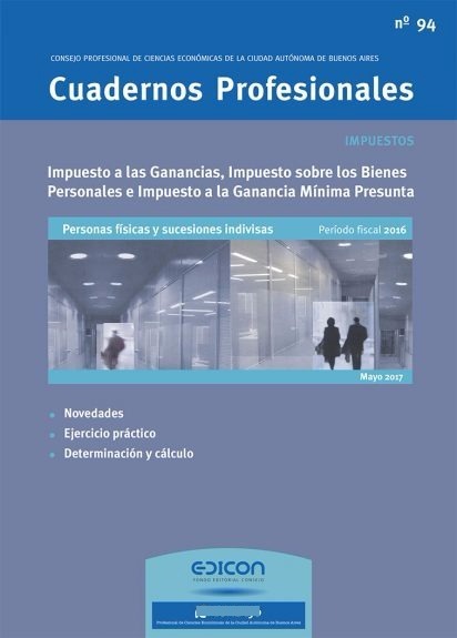 Cuadernos Profesionales N° 94 Impuesto A Las Ganancias