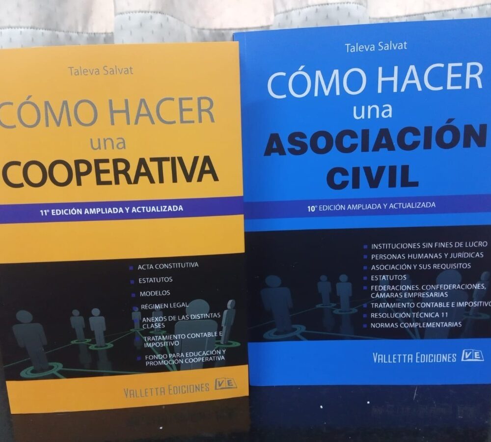 Combo Como Hacer Una Cooperativa + Asociacion Civil