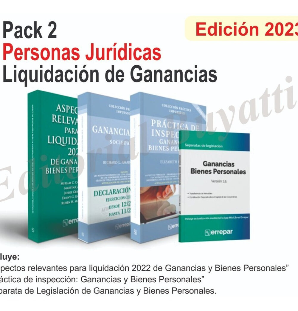 Liquida Ganancias Pack 2: Personas Jurídicas 2022