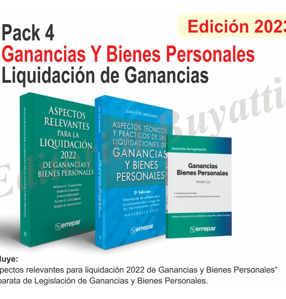 Liquida Ganancias Pack 4: Ganancias Y Bienes Personales 2022