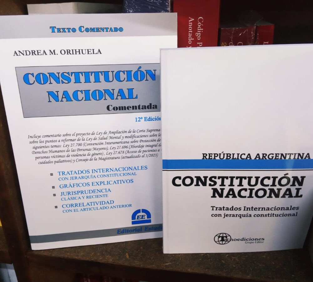 Combo Constitucion Nacional Y Trat. Inter. Comentado Y Texto