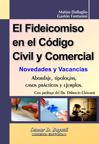 El Fideicomiso En El Cód. Civ. Y Com. Novedades Y Vacancias, De Fontanini, Gastón; Dallaglio, Matías. , Tapa Blanda En Español, 2017