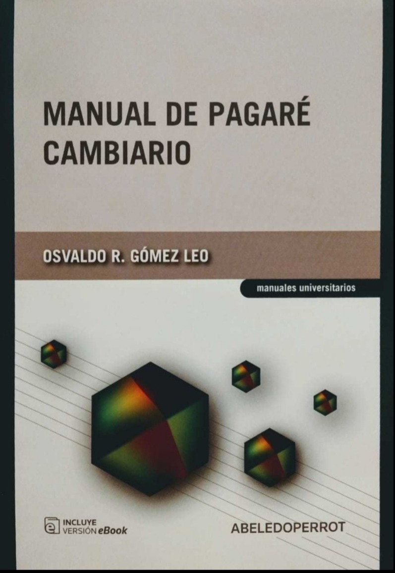 Manual De Pagaré Cambiario / Osvaldo Gómez Leo