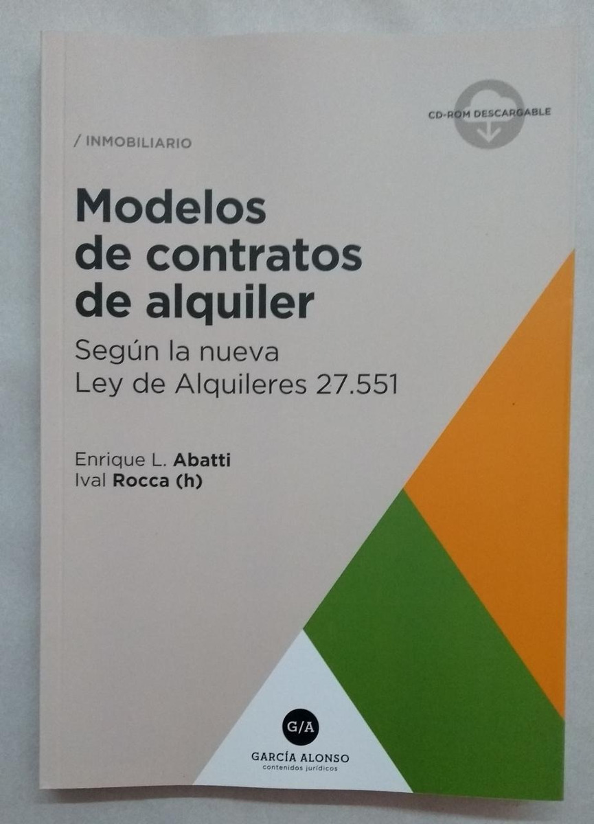 Modelos De Contratos De Alquiler Ley 27.551 / Abatti - Roca