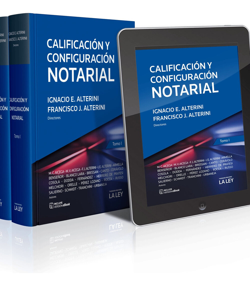 Calificación Y Configuración Notarial 2 Tomos - Alterini