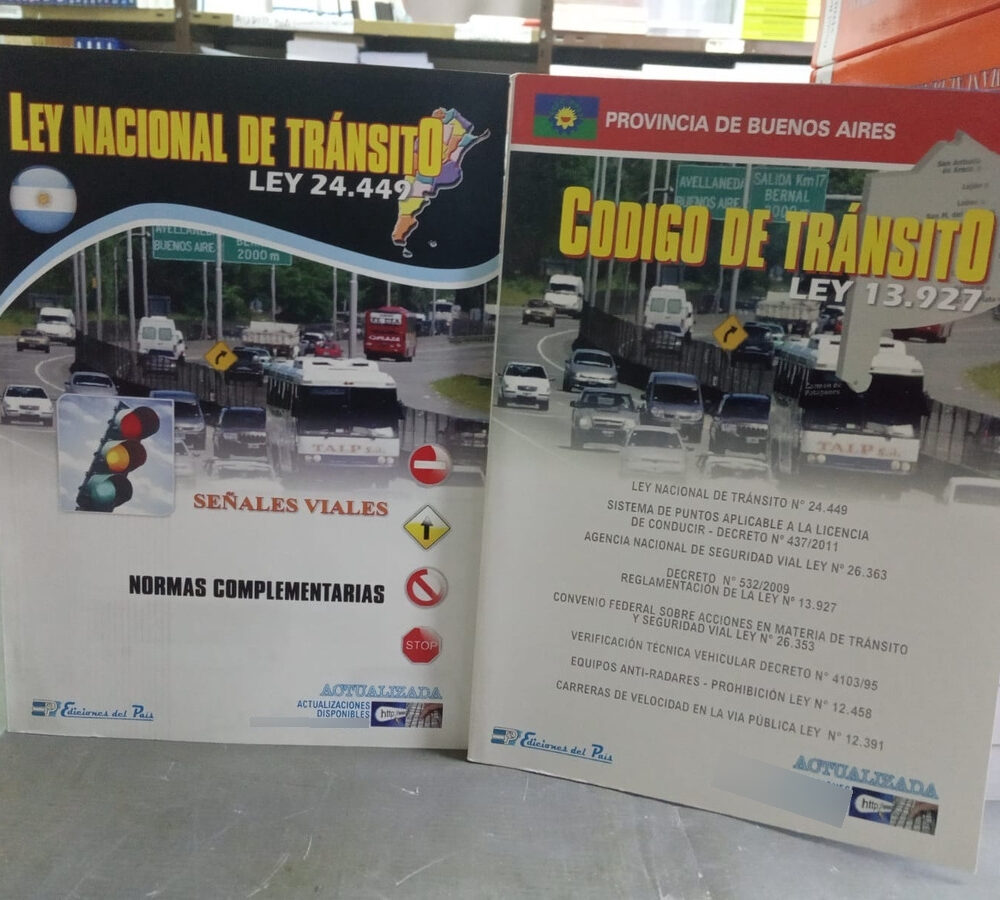 Combo Ley Nacional De Transito + Codigo De Transito
