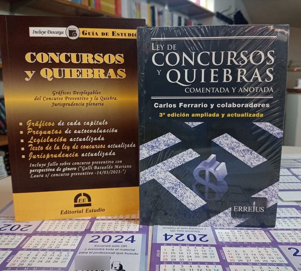 Combo Concursos Y Quiebras Comentada + Guia De Estudio