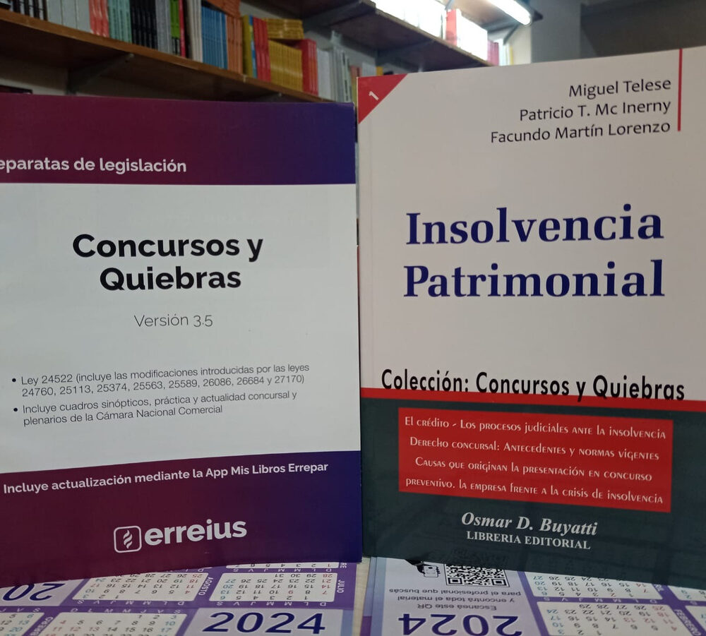 Combo Concursos Y Quiebras Sep + Insolvencia Patrimonial